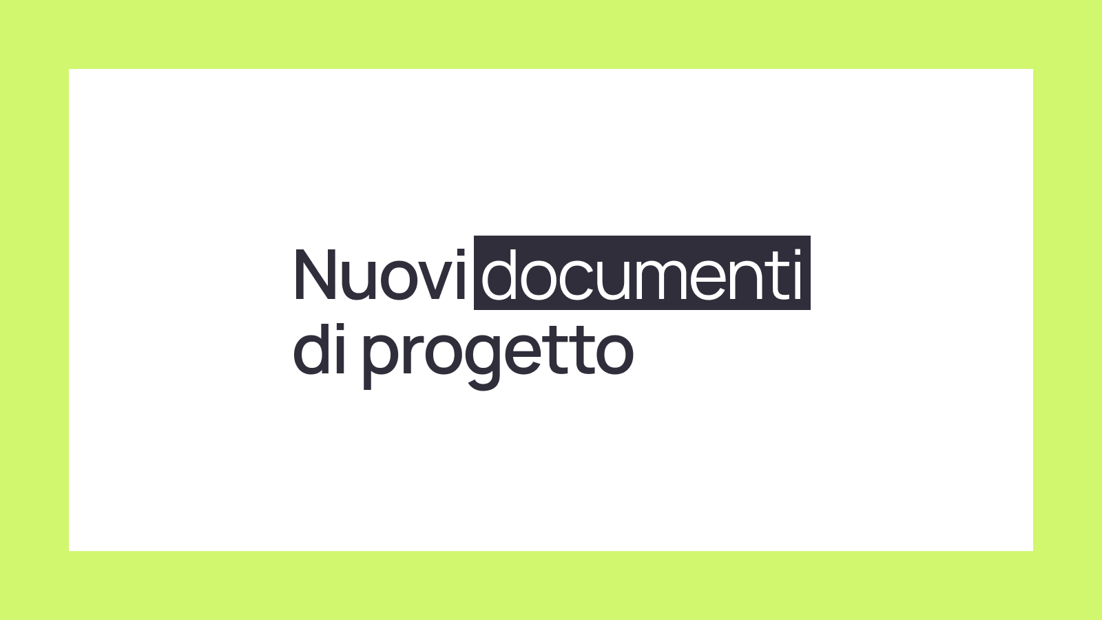 Aggiornamento documenti di progetto – disponibile il Manuale tecnico API CPA